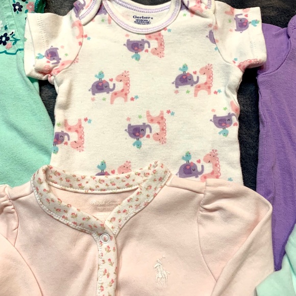10 Pieces Ralph Lauren & Little Me Size NB-3/6M - Picture 6 of 8